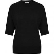 Пуловер , длинный рукав, размер s/m, черный look7