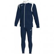 Костюм , олимпийка и брюки, размер M, синий, белый Joma