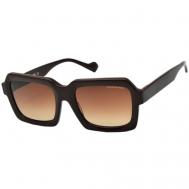 Солнцезащитные очки , прямоугольные, с защитой от УФ, градиентные, для женщин, коричневый KREUZBERGKINDER
