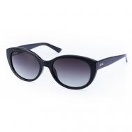 Солнцезащитные очки , бабочка, поляризационные, с защитой от УФ, градиентные, устойчивые к появлению царапин, для женщин, черный StyleMark