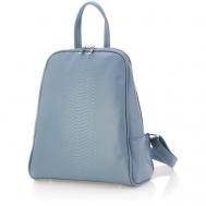 Рюкзак , натуральная кожа, внутренний карман, голубой Redmond