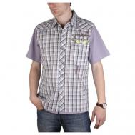 Рубашка , размер 46/M/178-186, фиолетовый Маэстро
