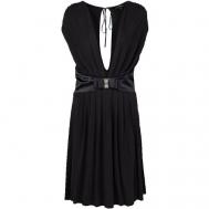 Платье , вискоза, вечернее, полуприлегающее, размер 44, черный BETTY BLUE
