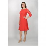 Платье , размер 44 RU, красный Mila Bezgerts