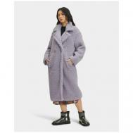Пальто  , демисезон/зима, оверсайз, размер 44/S, серый UGG