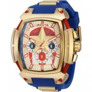 Наручные часы  Часы мужские кварцевые  Marvel Captain America 38380, золотой INVICTA