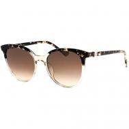 Солнцезащитные очки , оправа: пластик, для женщин, коричневый Yalea