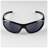 Солнцезащитные очки , узкие, оправа: пластик, спортивные, для женщин, черный Pr-Market