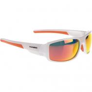 Солнцезащитные очки , овальные, оправа: пластик, поляризационные, белый Haibo
