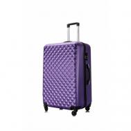 Чемодан-рюкзак , 74 л, размер 24", фиолетовый L'Case