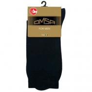 Мужские носки , 1 пара, классические, размер 39-41 (25-27), черный OMSA