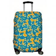 Чехол для чемодана , размер L, желтый, коричневый LeJoy
