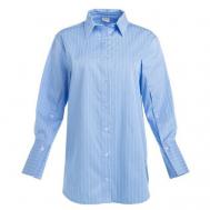 Блуза  , размер 48, голубой MINAKU