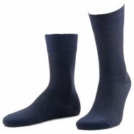Мужские носки , 1 пара, классические, размер 27 (размер обуви 41-43), синий Grinston
