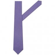 Галстук , натуральный шелк, однотонный, для мужчин, фиолетовый Atelier F&B