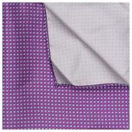 Нагрудный платок , натуральный шелк, для мужчин, фиолетовый Atelier F&B