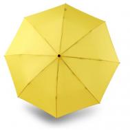 Зонт , автомат, 3 сложения, купол 97 см., 8 спиц, система «антиветер», чехол в комплекте, для женщин, желтый Knirps