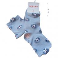 Носки , размер 37-42, голубой MAXBS