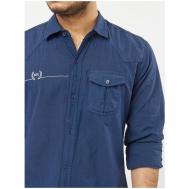 Рубашка , размер 50(XL), синий Ribery