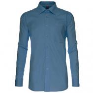Рубашка , размер 58/XXL/170-178/45 ворот, синий Imperator