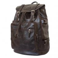 Рюкзак , фактура рельефная, коричневый Carlo Gattini