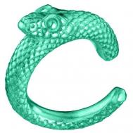 Серьги каффы , зеленый Caviar Jewellery