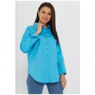 Рубашка  , размер 46, голубой KATHARINA KROSS
