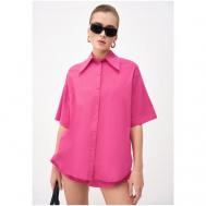 Рубашка  , размер 46, розовый TOPTOP