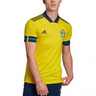 Футбольная футболка , влагоотводящий материал, размер M, желтый Adidas