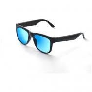 Солнцезащитные очки , голубой, черный ZDK
