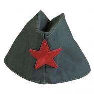 Военная пилотка со звездой (ткань хб) 50-52 см вокруг головы Панкрашкина М.В.