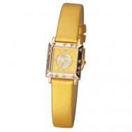 Наручные часы  женские, кварцевые, корпус золото, 585 проба, аметистзолотой Platinor