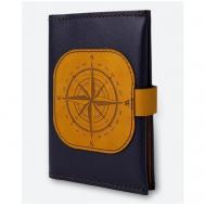 Документница для паспорта , фиолетовый, коричневый KAZA