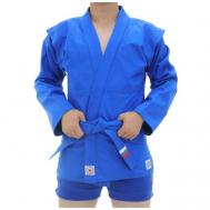 Куртка-кимоно , размер 134, синий Крепыш Я