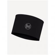 Повязка  Tech Fleece Headband Solid Black, размер one size, черный BUFF