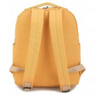 Рюкзак , текстиль, отделение для ноутбука, вмещает А4, желтый Nikki Nanaomi