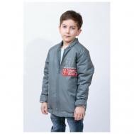 Куртка для мальчика, рост 134 см, цвет серый Нет бренда