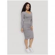 Платье , размер 50 (XL), серый Lunarable