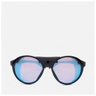 Солнцезащитные очки , круглые, зеркальные, с защитой от УФ, голубой Oakley