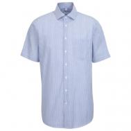 Рубашка , размер 42, белый, синий Seidensticker