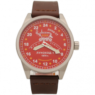 Наручные часы  Командирские Часы наручные "Луноход-1" механические 404.02, красный ТРИУМФ