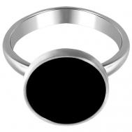 Кольцо , эмаль, размер 19, мультиколор, серый Kalinka modern story