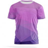 Футболка , размер XXXL, фиолетовый, серый PANiN Brand