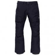 брюки для сноубординга , карманы, регулировка объема талии, утепленные, размер XXL, черный Burton