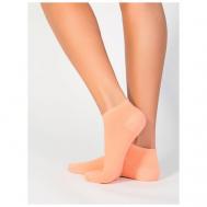 Женские носки  укороченные, усиленная пятка, размер 39-40, оранжевый Incanto
