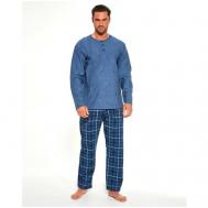 Пижама , размер M, голубой Cornette