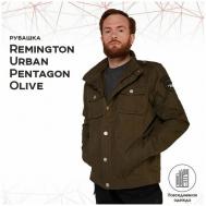 куртка-рубашка , демисезон/лето, размер 52-54, коричневый Remington