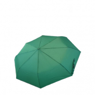 Смарт-зонт , автомат, 3 сложения, купол 96 см., 8 спиц, для женщин, зеленый GALAXY OF UMBRELLAS