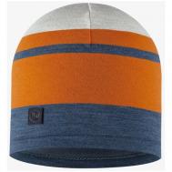 Шапка  Merino Move Hat, размер one size, оранжевый, синий BUFF