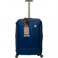 Чемодан , поликарбонат, 49 л, размер S, синий IT Luggage
